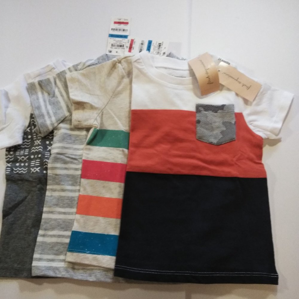 First Impression 4 Piece Set Baby Boy's Tee Shirts